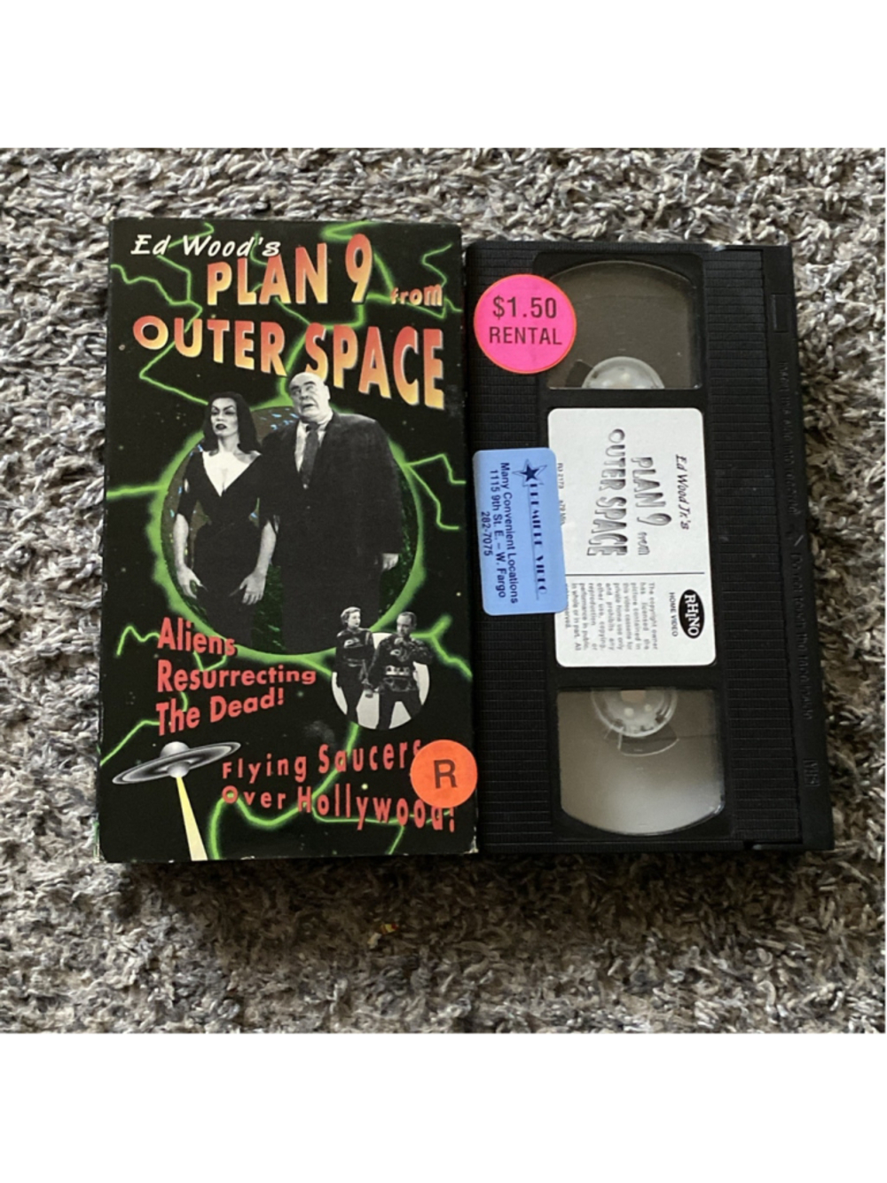 Ed Wood's Plan 9 From Outer Space VHS 1957 Horror
